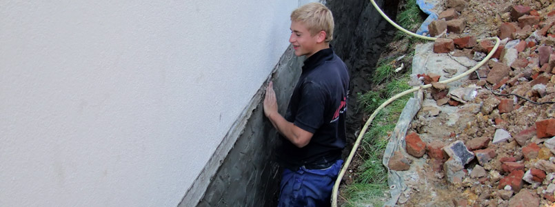 Profi von MDS Bautenschutz Liederbach bei Frankfurt dichten Häuser in Frankfurt und Rhein-Main Gebiet ab