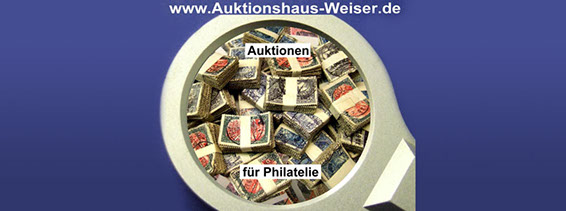 Auktionen für Philatelie, Briefmarken und Münzen im Auktionshaus Weiser in Frankfurt