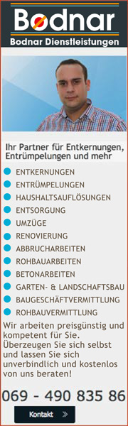 Bodnar die Entkernungs- und Entrümpelungsprofis Entkernungen, Entrümpelungen, Haushaltsauflösungen, Entsorgung, Umzüge, Renovierung, Abbrucharbe
