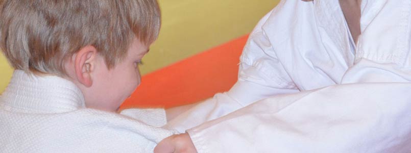 Kampfsport für Kinder in Frankfurt bei der Sportschule DOME, dazu gehört Judo für dei Kleinen