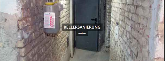 MDS Bautenschutz Steinbach bei Frankfurt am Main sanieren Keller und Wände grundlegend: vor der Sanierung 
