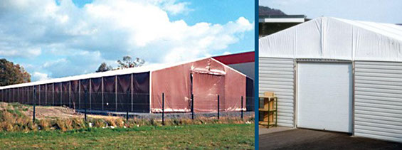 Lagerzelte vom Zeltverleih Leilich in Seligenstadt