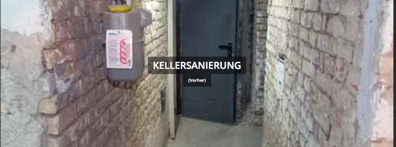 MDS Bautenschutz Liederbach bei Frankfurt am Main sanieren Keller und Wände grundlegend: vor der Sanierung