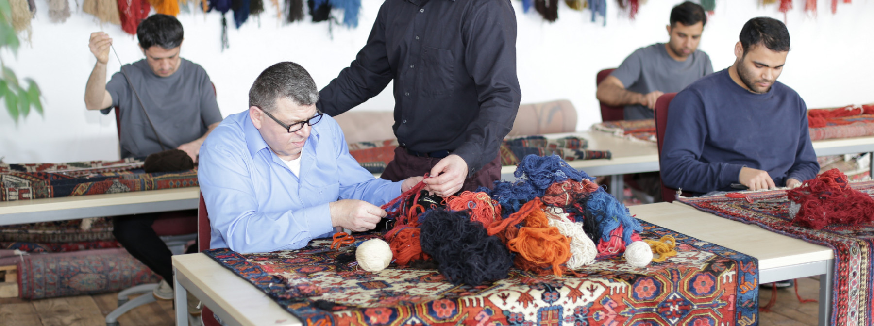 Wertvolle Orientteppiche können repariert werden